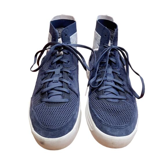 Sorel ONA 503 Knit Mid Sneakers Blue Women's Size 8.5 - Picture 2 of 9